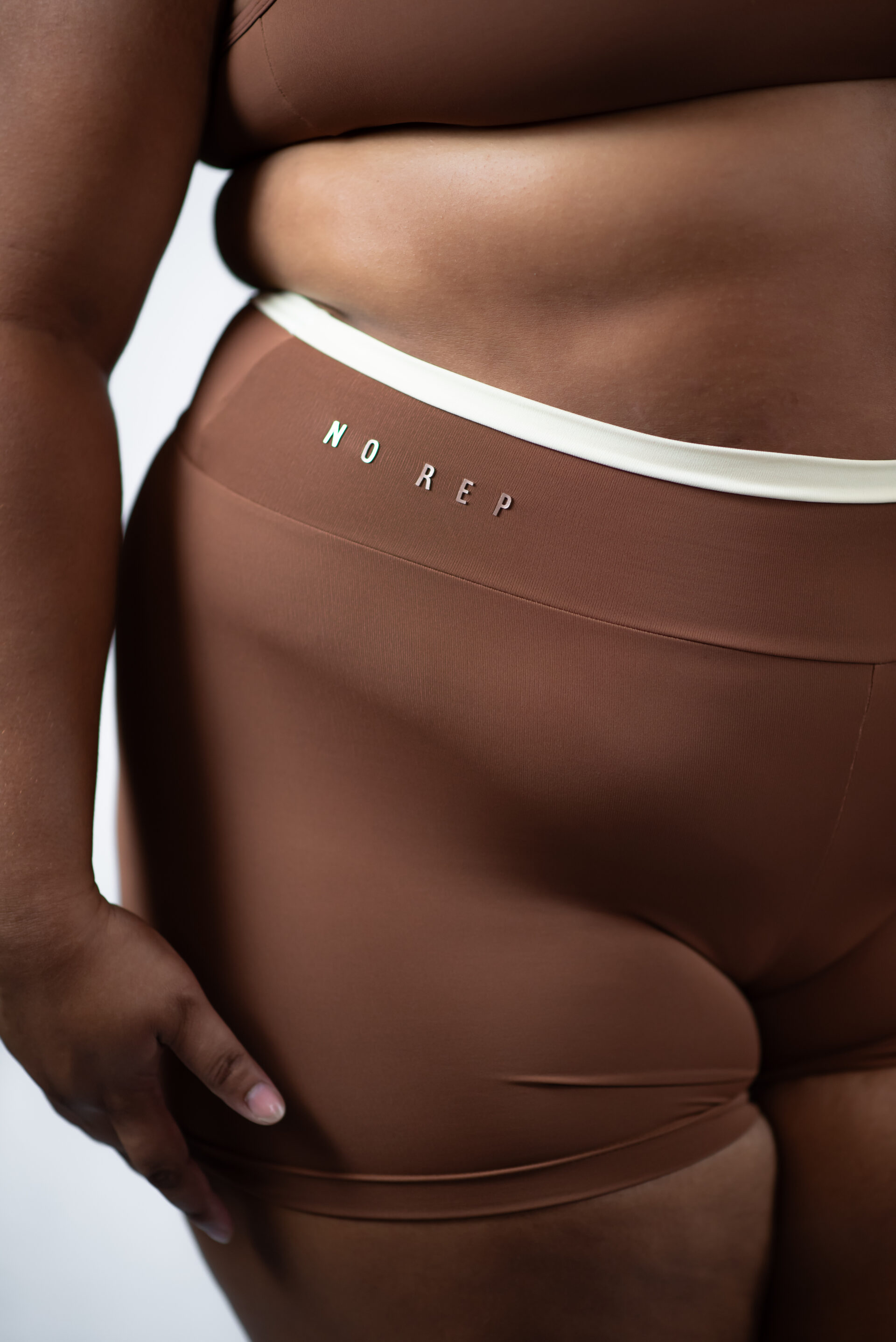 Short Bicolor Line Cookie c/ Off White - Image 4
