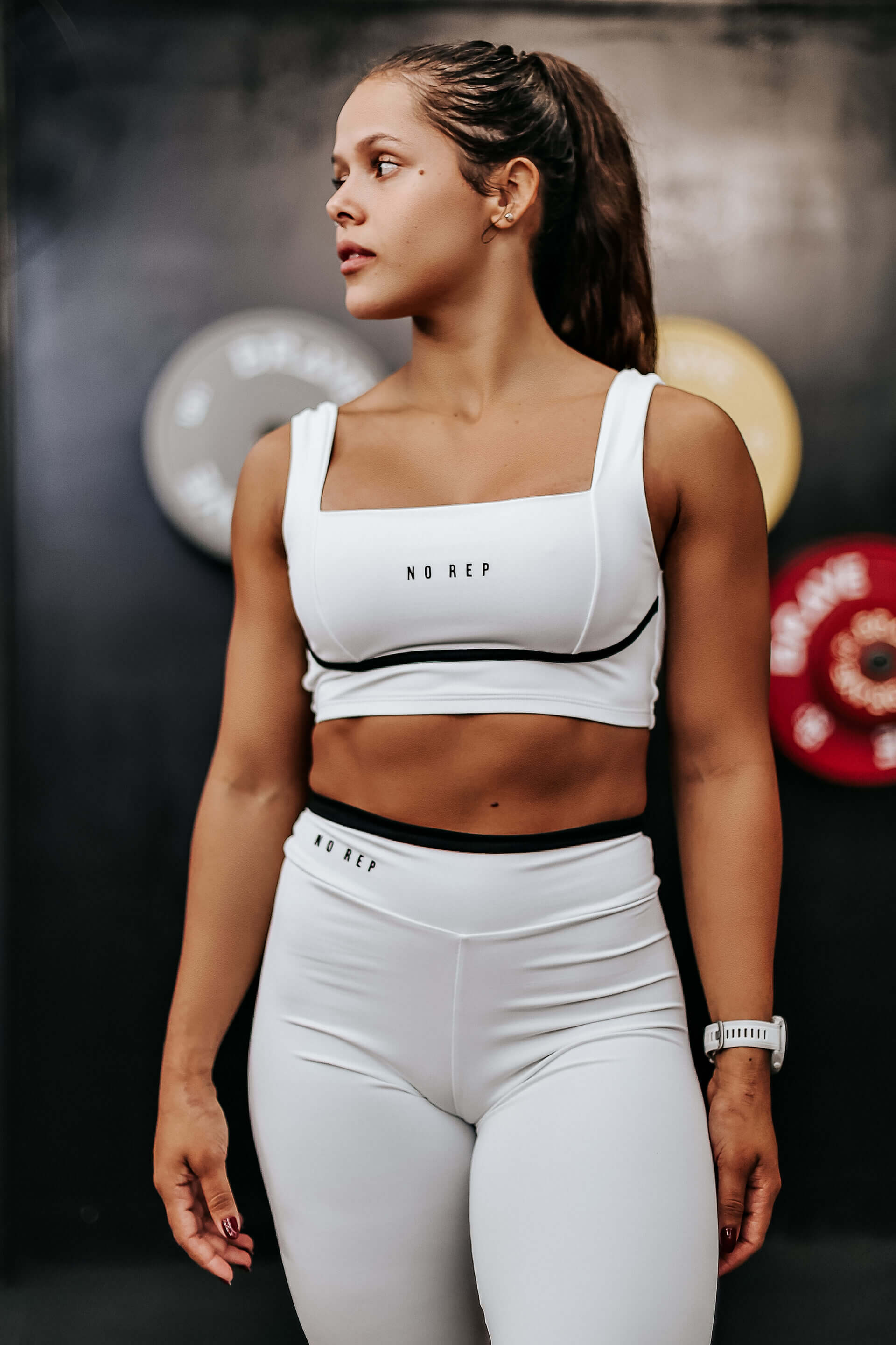 Top Corset Branco c/ Preto
