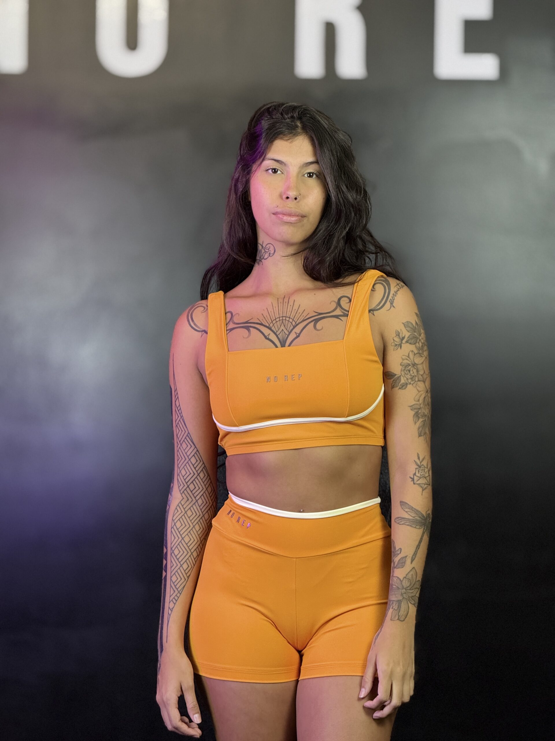 Top Corset Dusty Yellow c/ Off White - Image 3