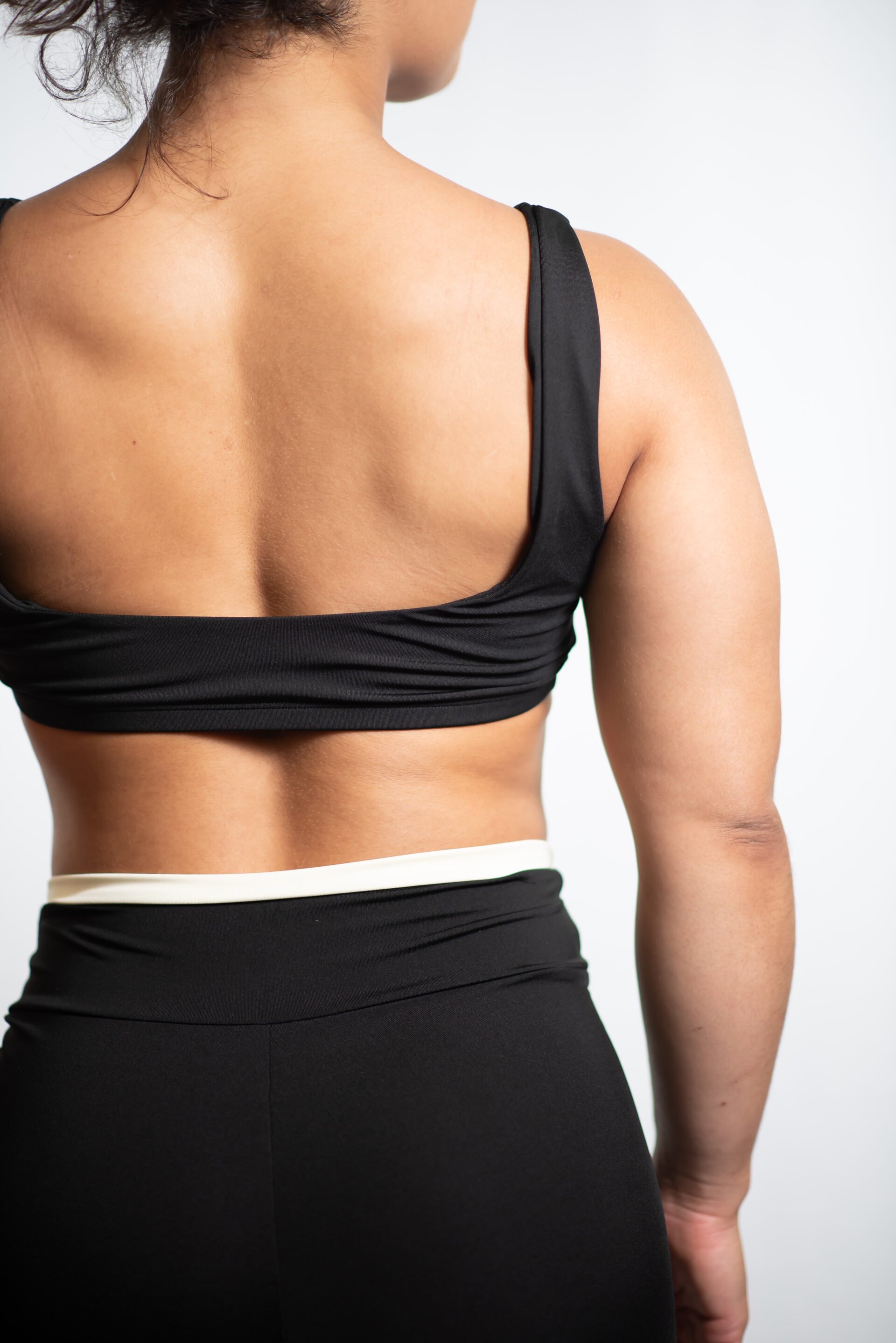 Top Corset Preto c/ Off White - Image 4