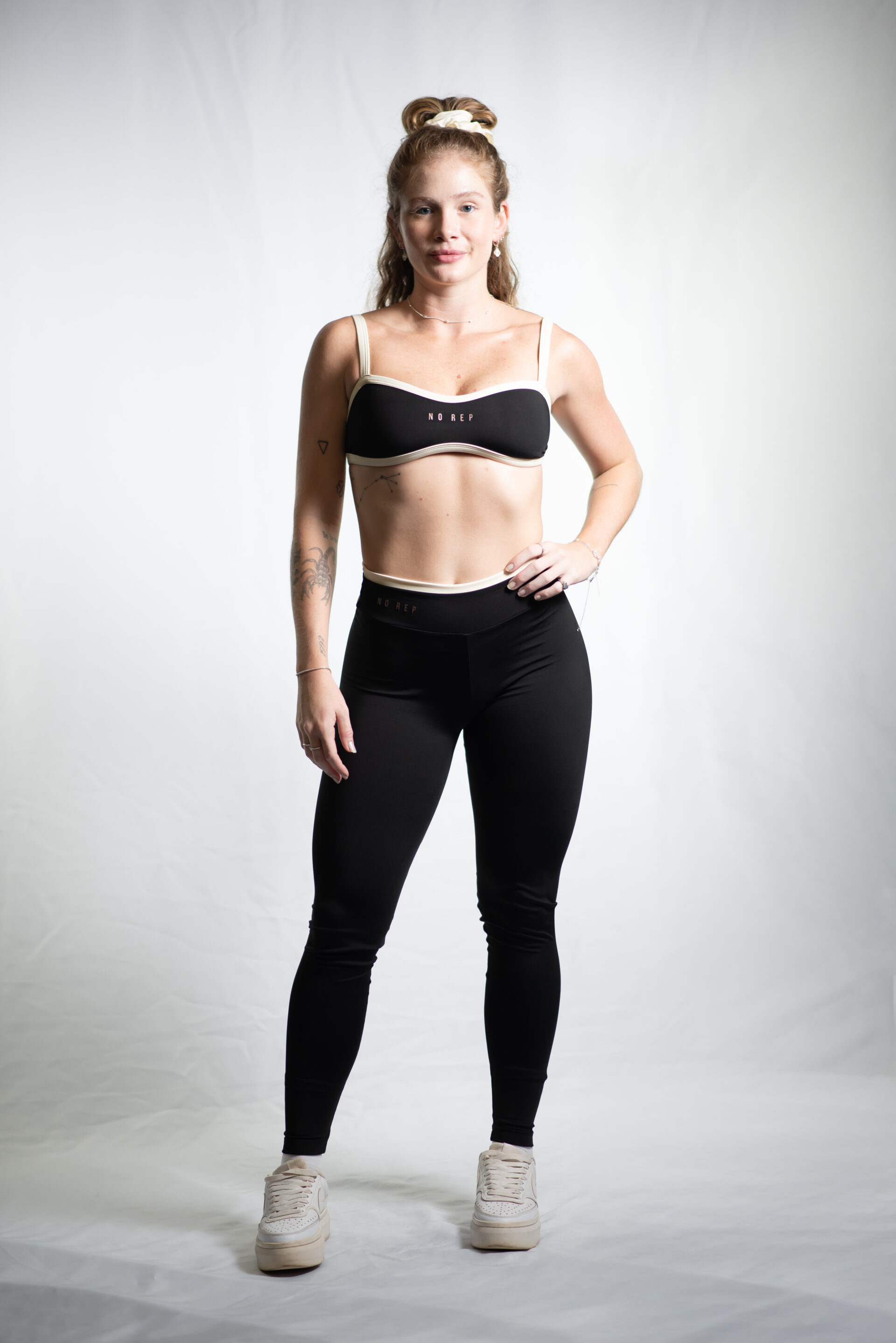 Calça Bicolor Line Preto c/ Off White