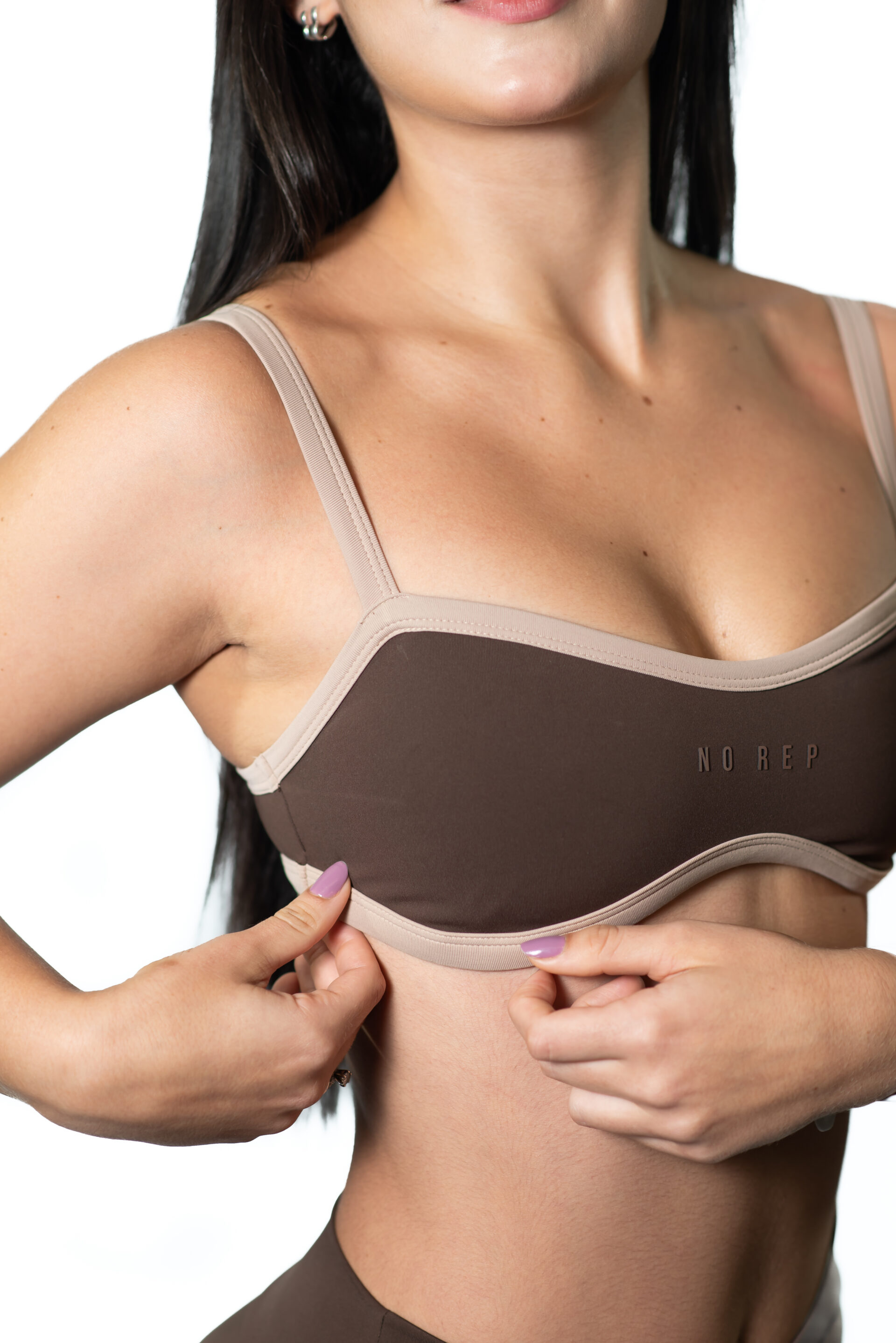 Top Wave Deep Brown c/ Bege