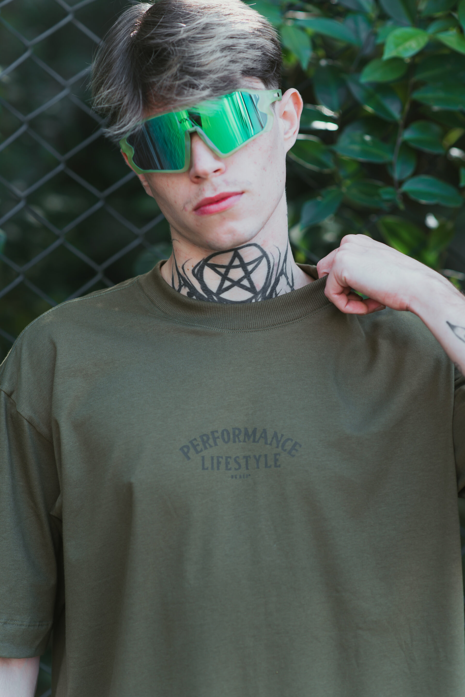 Camisa Oversize Verde Performance