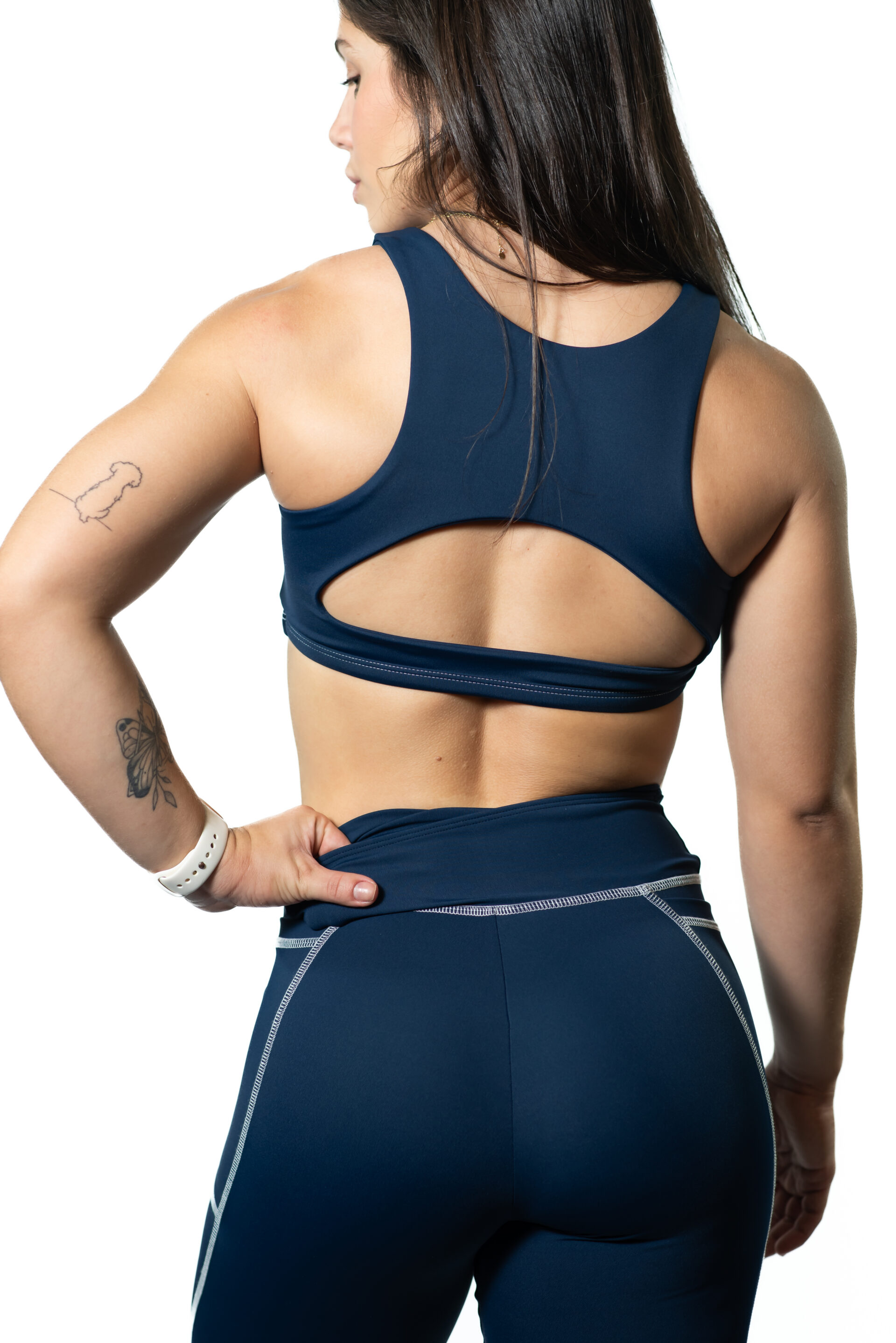 Top New Cropped Deep Blue - Image 2