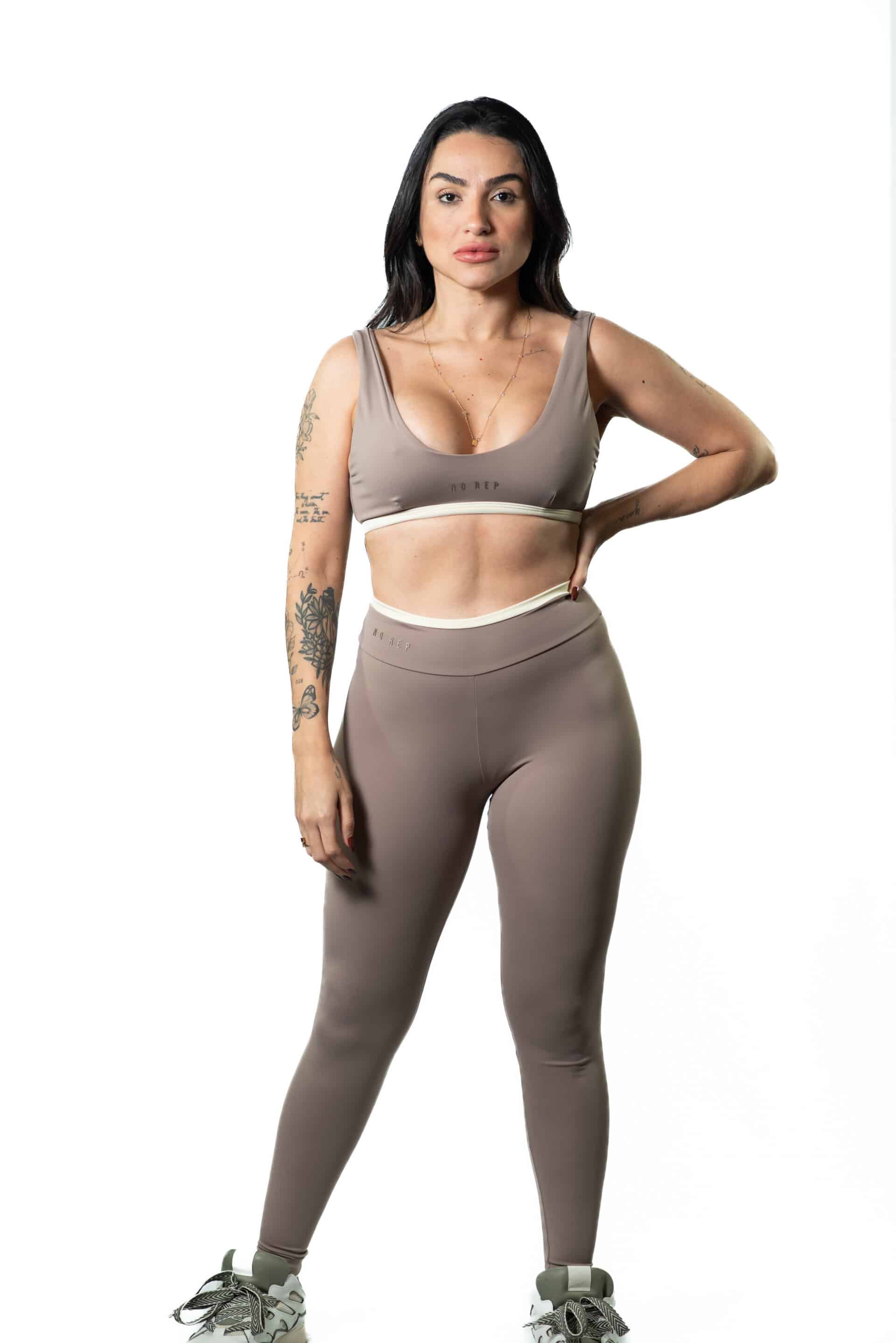 Top Tank Dusty Beige Cós Off White - Image 2