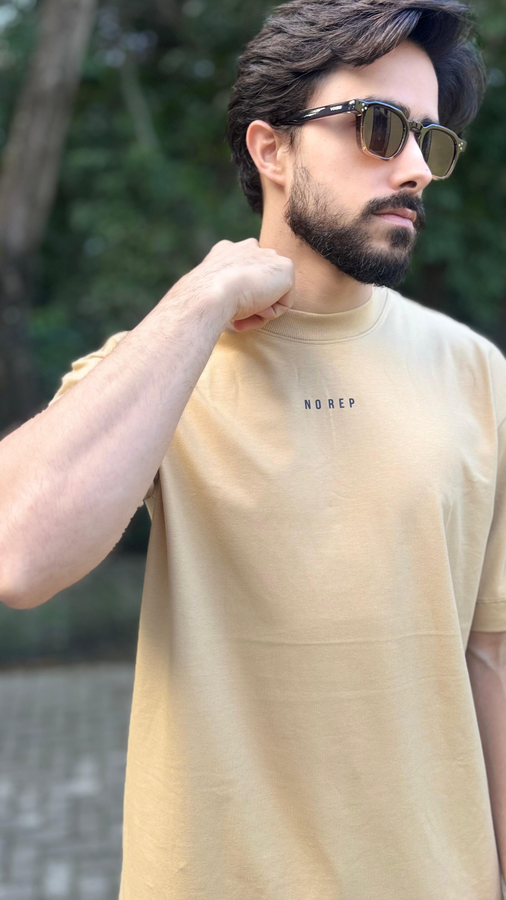 Camisa Oversize Bege