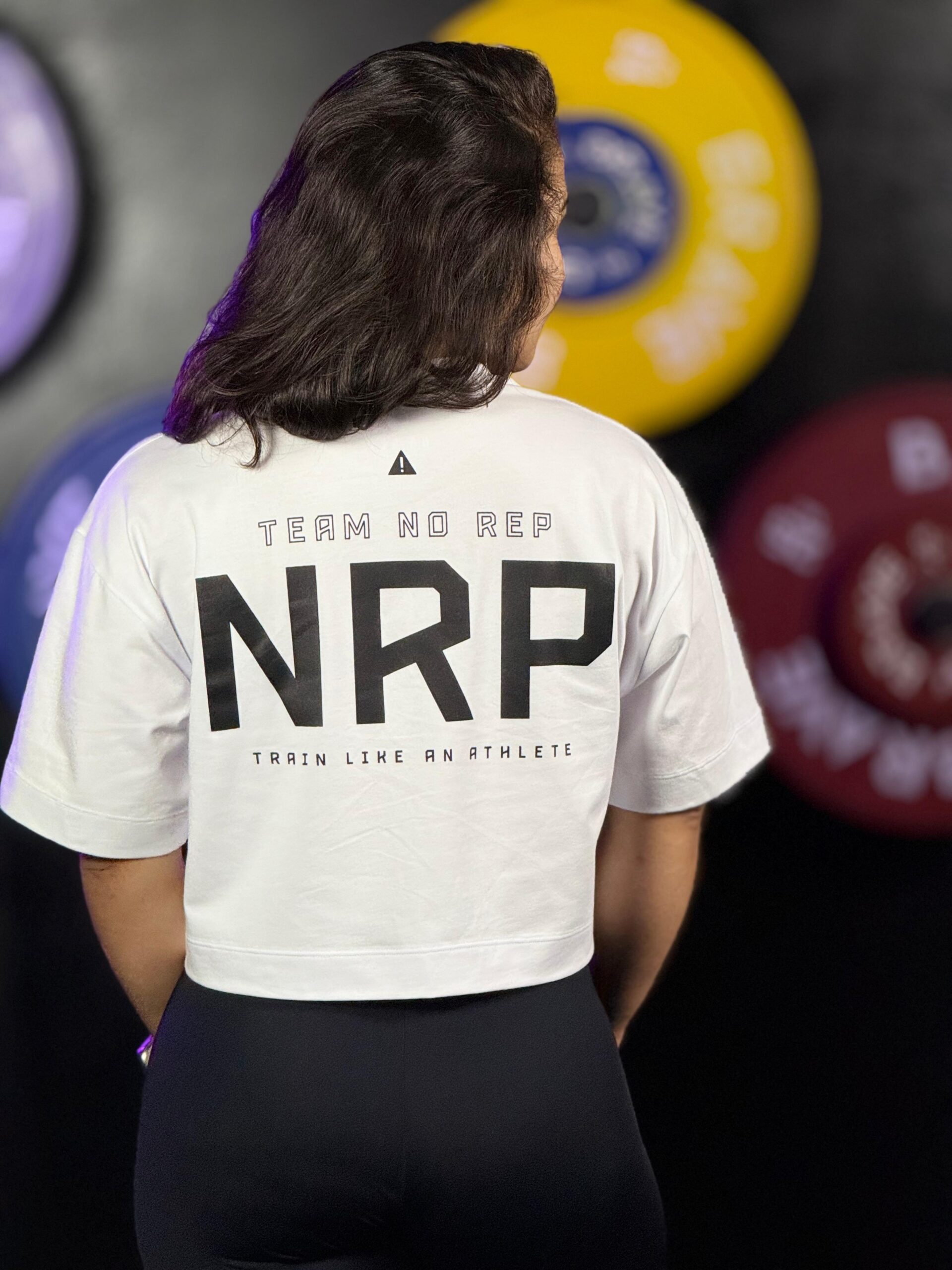 Cropped Oversize Branco NRP Team No Rep - Image 3