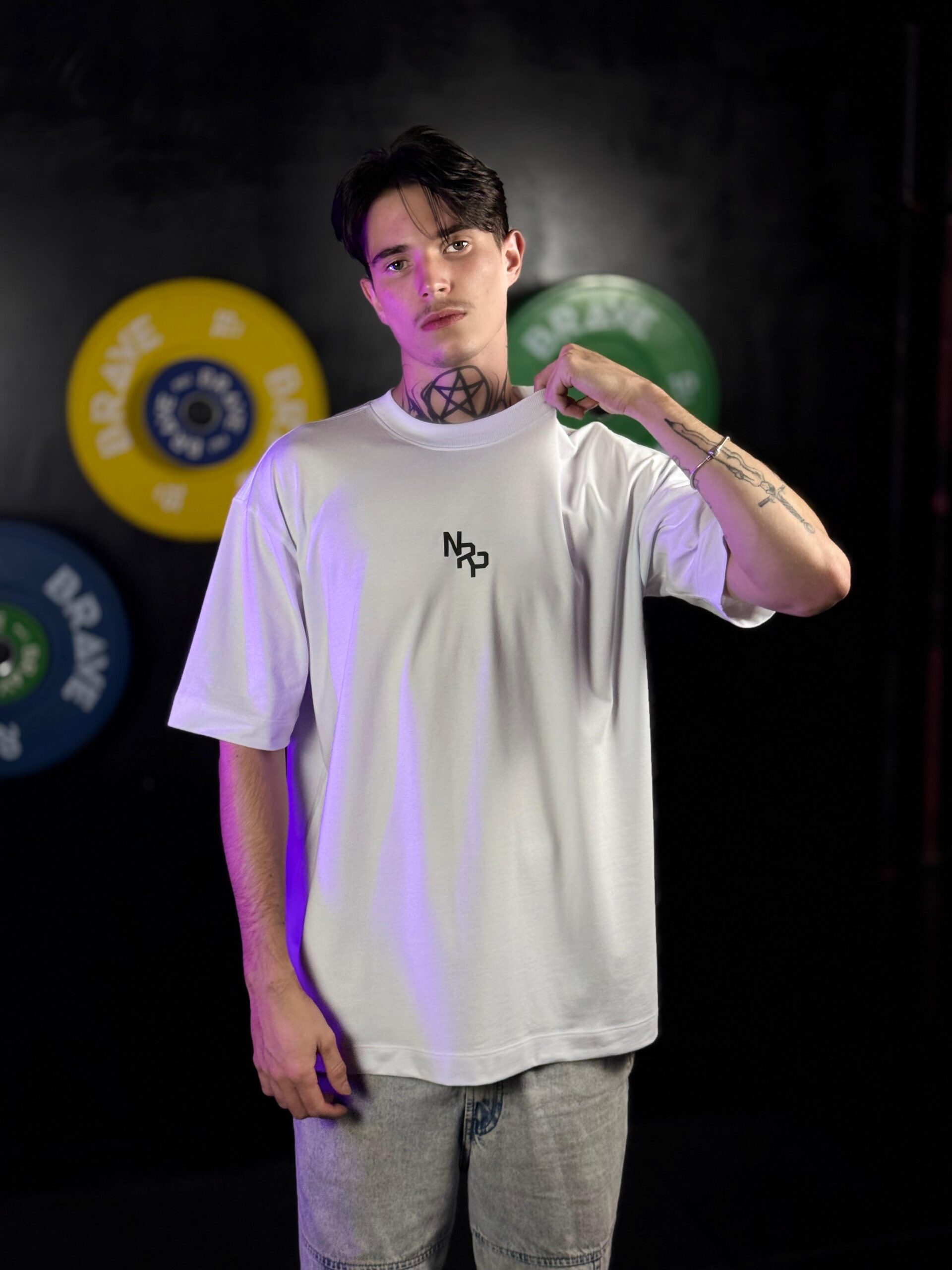 Camisa Oversize Branca NRP Team No Rep