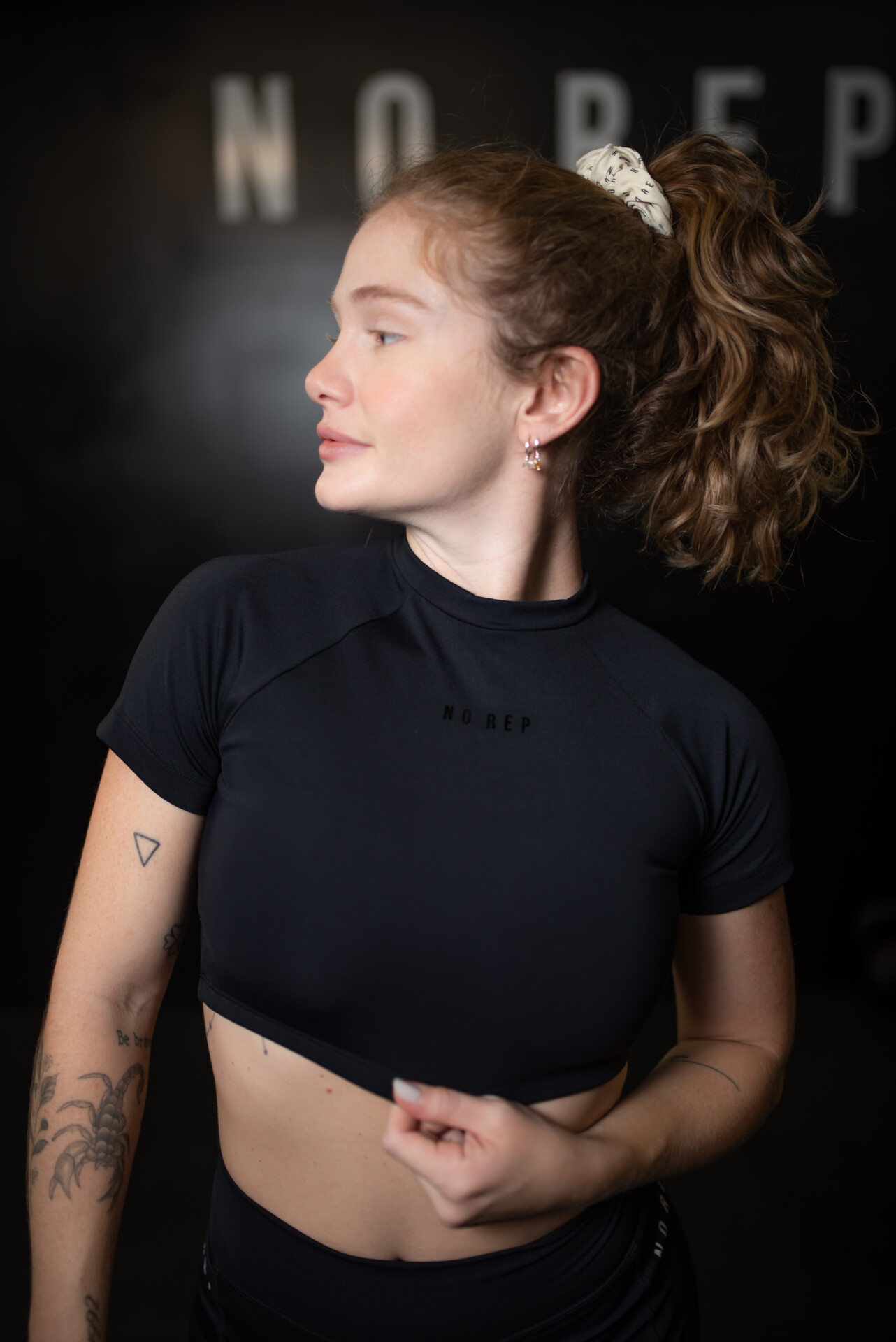 Top Clean Preto Manguinha