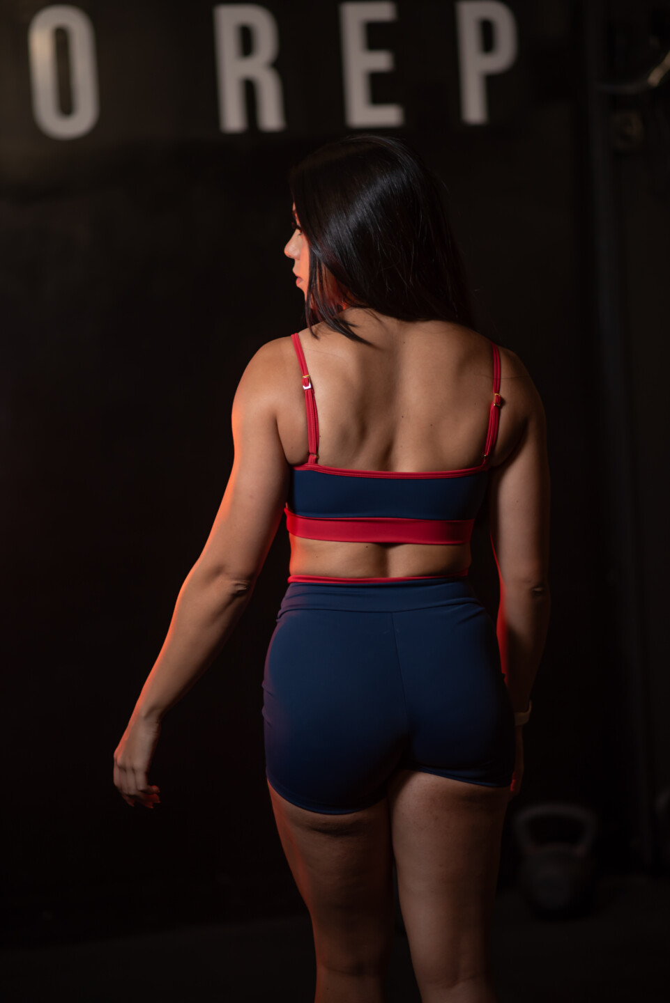 Top Básico Vermelho Navy - Image 2