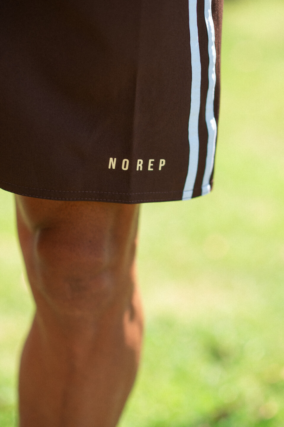 Bermuda Boardshort Deep Brown c/ Listras Brancas - Image 2