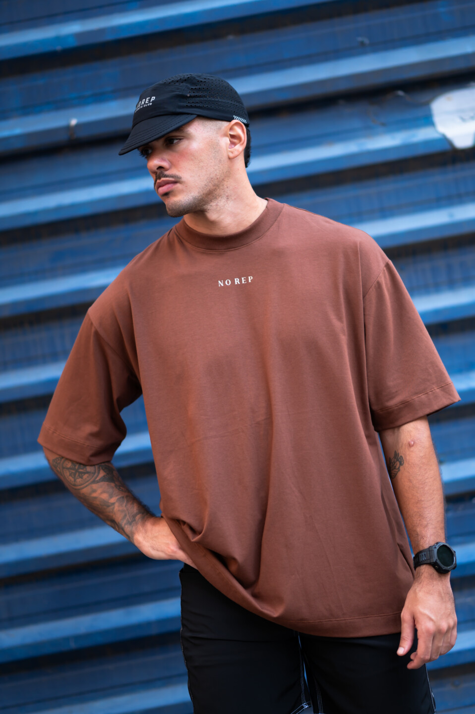 Camisa Oversize Marrom