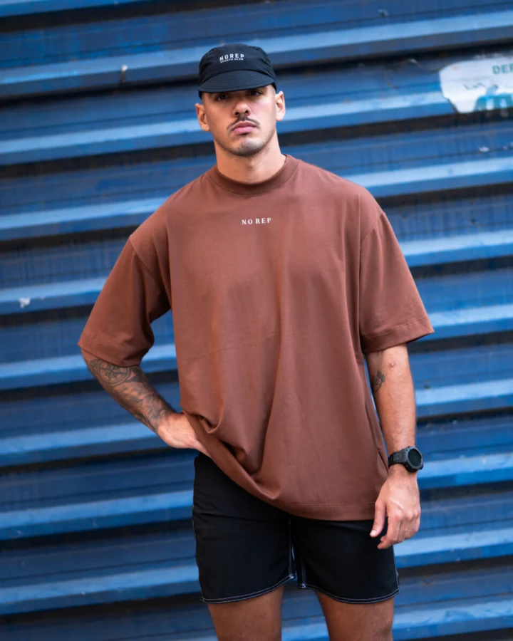 Alternative view of Camisa Oversize Marrom