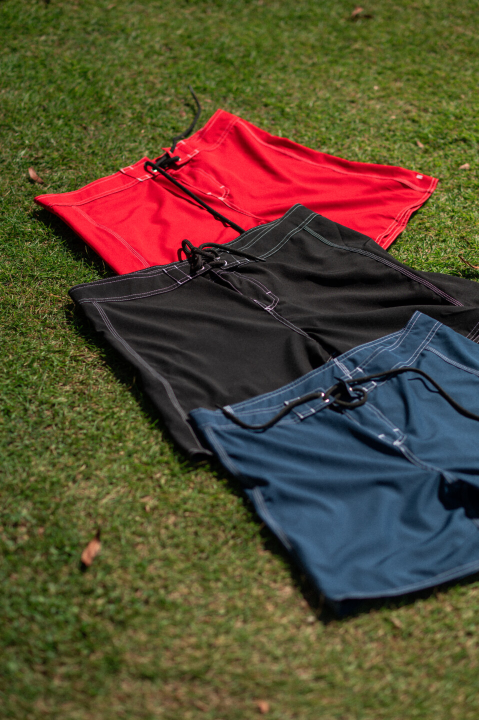 Bermuda Boardshort Vermelha Vintage