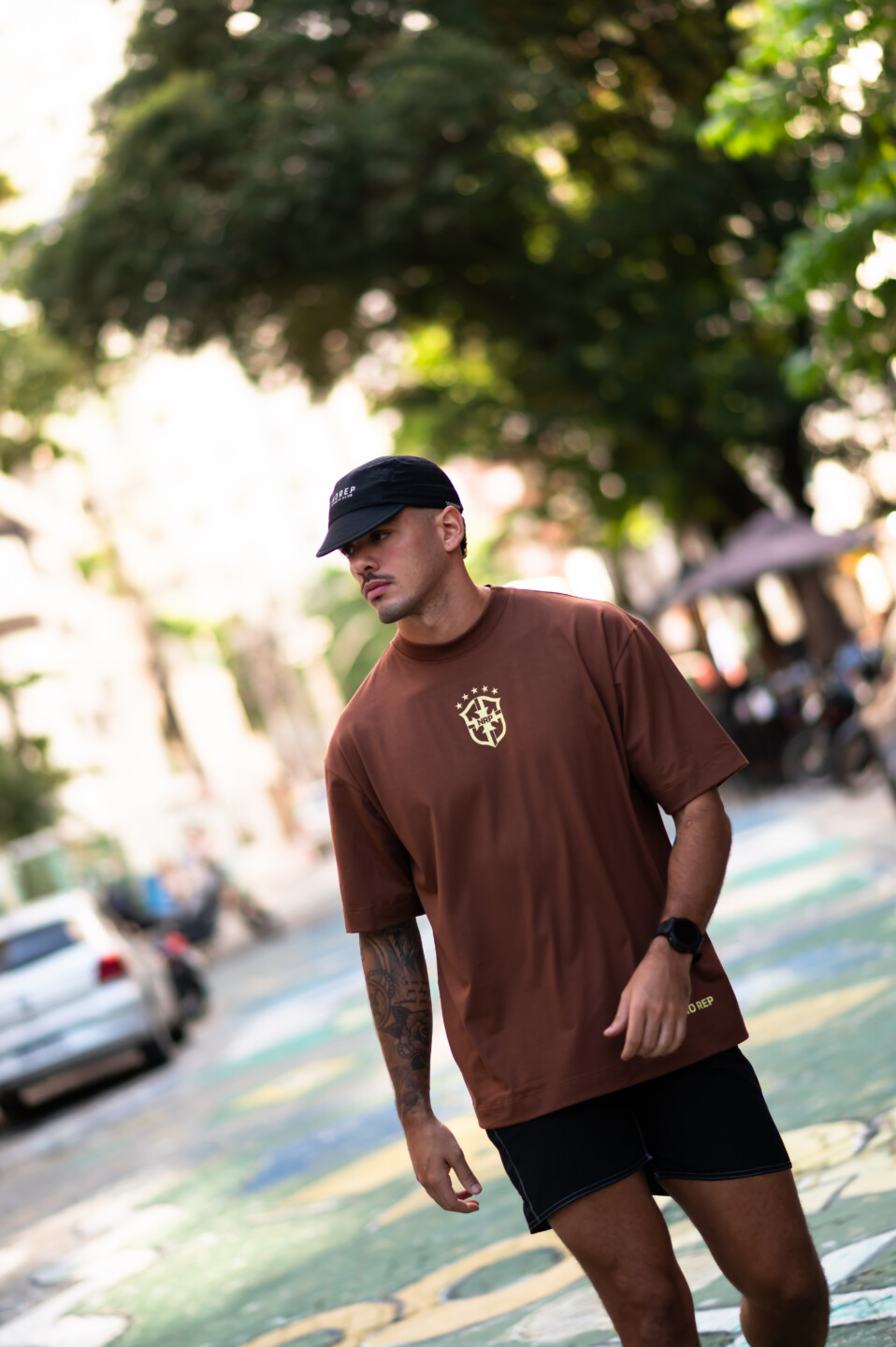 Camisa Oversize Marrom Brasil - Image 3