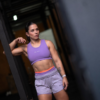 Top Cropped Run Soft Purple - Imagem 3